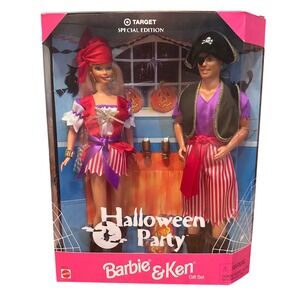 Mattel Halloween Party Barbie Ken Gift Set New In Box Pirate Target Exclusive